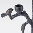 Bird Branch Metal Candle Holder for 3 Taper Candles  Rustic Bird Decor Collection | Farmhouse Bird Garden Decor