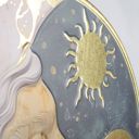 Lady Moon Wall Decor Celestial Decor | Sun Moon Home Accents