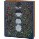 Moon Phases Wooden Block Sign Celestial Decor | Sun Moon Home Accents
