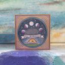 Trust The Magic Of New Beginnings Celestial Block Sign Celestial Decor | Sun Moon Home Accents