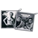 Hot Stuff Coming Through Retro Pot Holder Sets with Funny Quotes