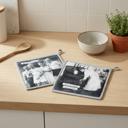 Pull It Out Retro Pot Holder Sets with Funny Quotes