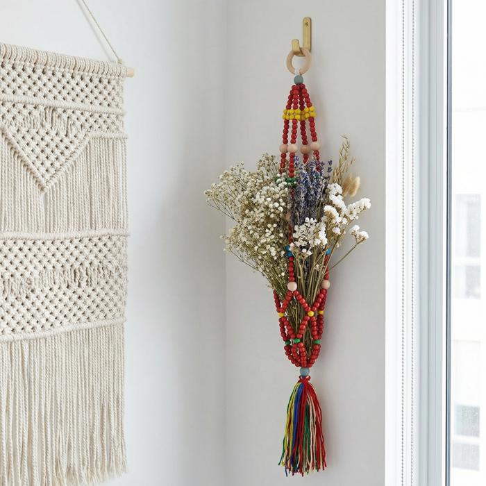 Boho Macrame Plant Hanger Flowerpot | Plant Lady Plant Lover Gifts Botanical Nature Lover