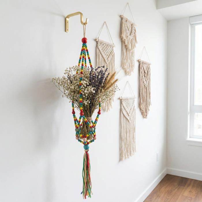 Boho Macrame Plant Hanger Flowerpot | Plant Lady Plant Lover Gifts Botanical Nature Lover