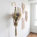 Rainbow Macrame Plant Holder Boho Macrame Plant Hanger Flowerpot | Plant Lady Plant Lover Gifts Botanical Nature Lover