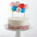 Rainbow Mini Balloon Cake Topper | Mini Confetti Balloon Party Cake Decoration