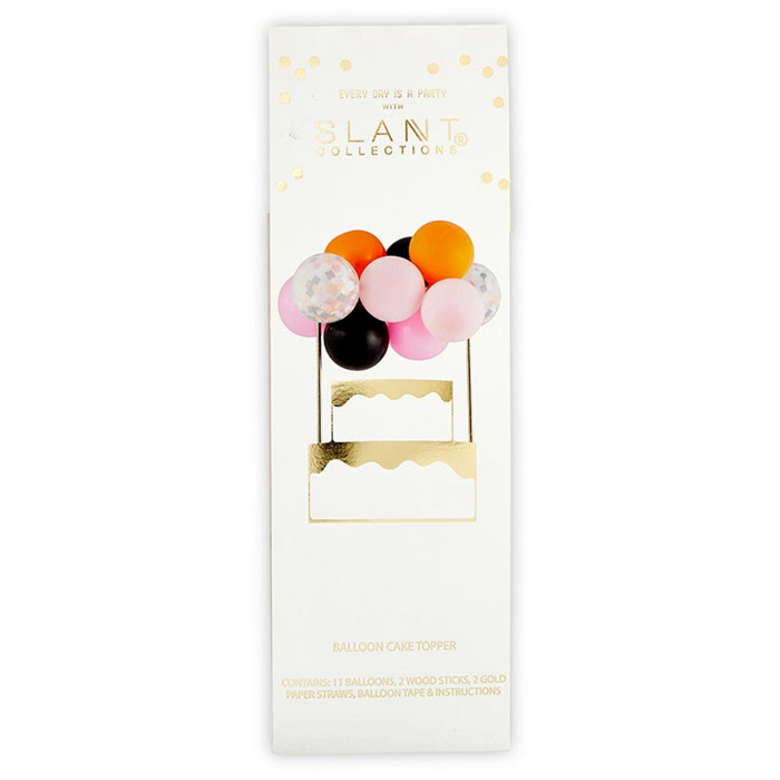 Mini Balloon Cake Topper | Mini Confetti Balloon Party Cake Decoration