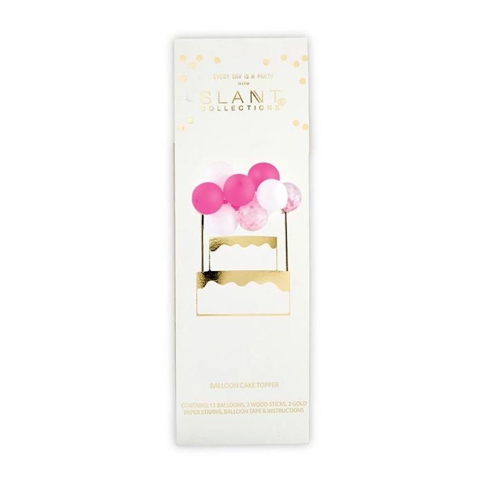 Mini Balloon Cake Topper | Mini Confetti Balloon Party Cake Decoration