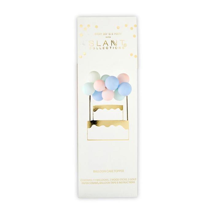 Mini Balloon Cake Topper | Mini Confetti Balloon Party Cake Decoration