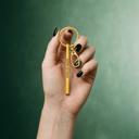 Good As Gold Gold Bar Skinny Keychains - Metal Quote Key Holder
