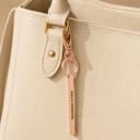 Hello Weekend Gold Bar Skinny Keychains - Metal Quote Key Holder