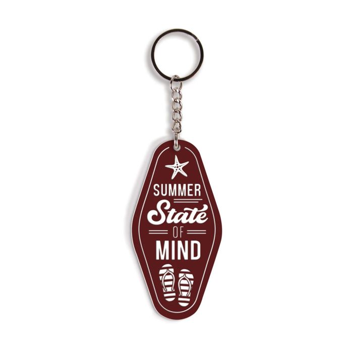 Summer Themed Motel Style Keychains | Funny & Cute Keychains