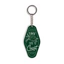 Take Time To Coast Summer Themed Motel Style Keychains | Funny & Cute Keychains