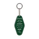 Love You with Every Pizza My Heart Summer Themed Motel Style Keychains | Funny & Cute Keychains