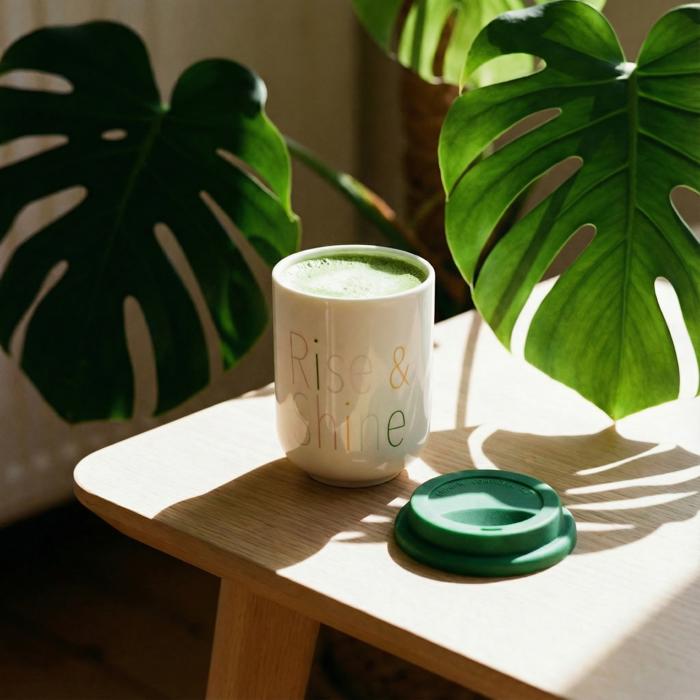 Pretty Eco- and Plant-Themed To-Go Mugs with Silicone Lids | Eco-friendly Gifts - 5 Options!