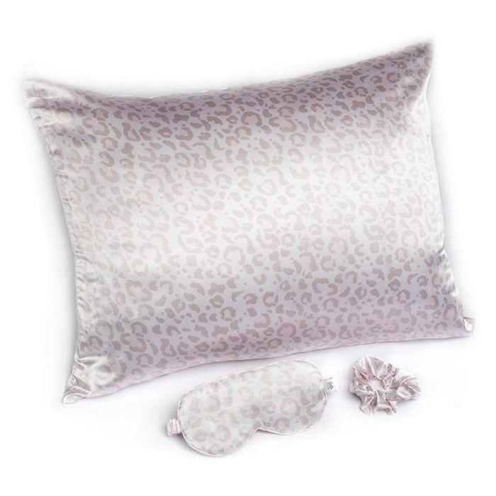 Giftable Goodnight Gorgeous Satin Sleep Set [Includes Pillowcase, Sleep Mask + Scrunchie]