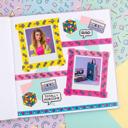 Power Up Retro Washi Tapes Set | 80's Smiley Heart Craft Scrapbooking Tapes