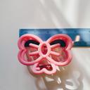 Velvet Claws Hello Cat Pink Bow Hair Clip | Claw Clip Velvet Claws Hello Cat Bow Hair Clip | Claw Clip