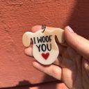 I Woof You Dog and Cat Themed Acrylic Keychains | 5 Style Options | Rescue Is My Favorite Breed, I Woof You & Puppy Lover