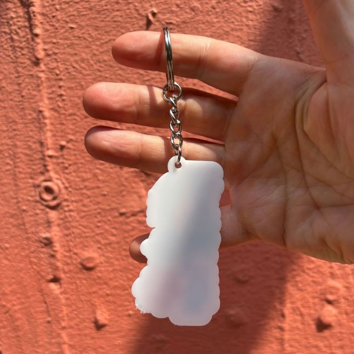 Dog and Cat Themed Acrylic Keychains | 5 Style Options | Rescue Is My Favorite Breed, I Woof You & Puppy Lover