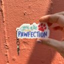 You Are Pawfection Dog and Cat Themed Acrylic Keychains | 5 Style Options | Rescue Is My Favorite Breed, I Woof You & Puppy Lover