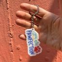 You Are Pawfection Dog and Cat Themed Acrylic Keychains | 5 Style Options | Rescue Is My Favorite Breed, I Woof You & Puppy Lover