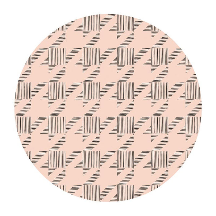 Achieve Ceramic Coaster Set | Set of 4 Floral & Houndstooth Design Beverage Coasters