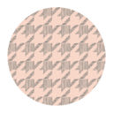  Achieve Ceramic Coaster Set | Set of 4 Floral & Houndstooth Design Beverage Coasters