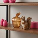  Acorn Glass Bud Vase | Fall Seasonal Decorative Mini Vase | 3" x 4.25" x 2.75"