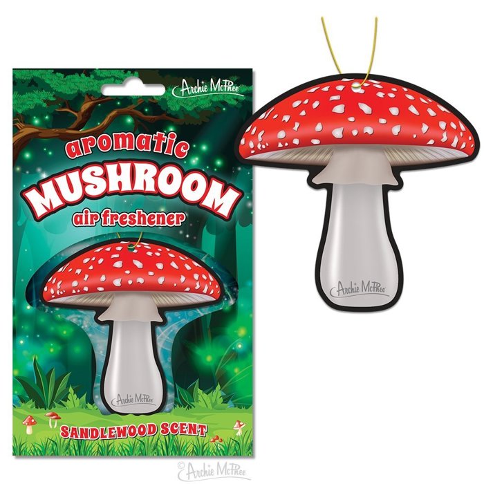 Car Air Freshener Funny - 10 Options - Cat, Mushroom, Goldfish, Squirrel in Underpants, Crow etc. 