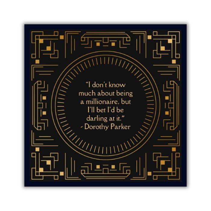 Art Deco Sticker Bundle | Gatsby Retro Glossy Die Cut Vinyl Sticker