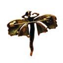  Art Nouveau Fairy Brooch | Vintage Enchanted Fairytale Pin 1.8" x 1.6"