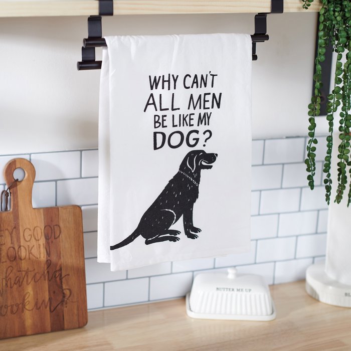 Be Like My Dog Kitchen Towel | 28" x 28"