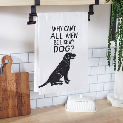 Be Like My Dog Kitchen Towel | 28" x 28"