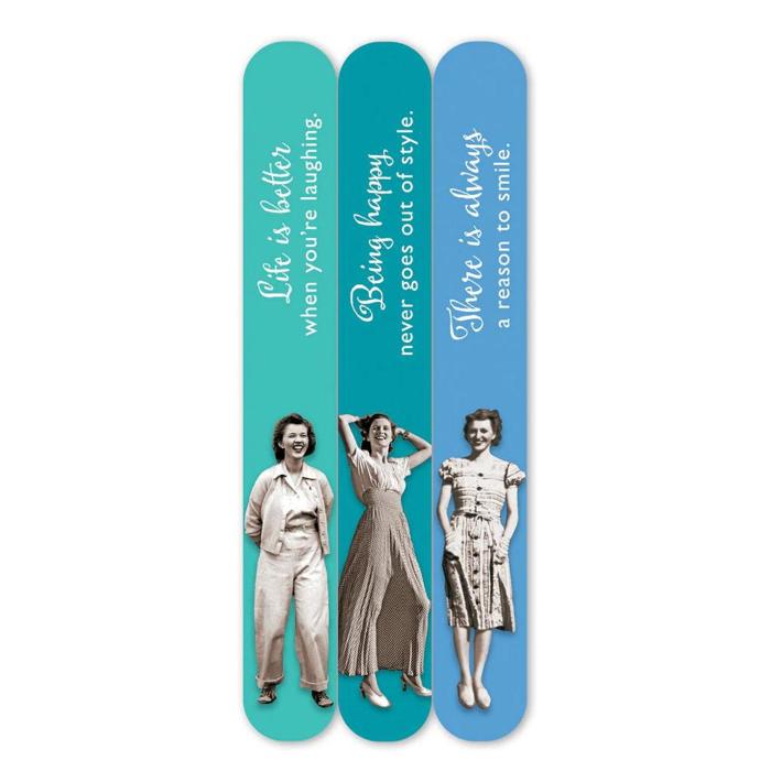 Vintage-Vibe Emery Boards & Nail Files | Funny Manicure Gifts for Her