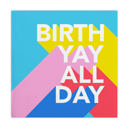 Birth Yay All Day Summer Cocktail Party Napkins - 25+ Styles, 20 Napkins Per Pack!