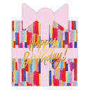  Birthday Present Shaped Napkins | Cocktail Party Paper Diecut Napkin