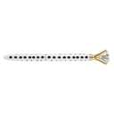  Black and White Polka Dots Gem Pen | Giftable Pen | Novelty Office Desk Supplies