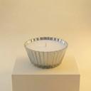  Blue Cupcake Candle | Vanilla Bourbon Cream Scented Glass Candle