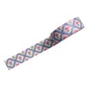Blue Grid Tulips Y2K Dopamine Washi Tape | Aesthetic Cherry & Tulip Decorative Masking Tape