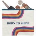  Zipper Wallet Coin Purse Organizer Pouch | 5.25" x 4.25"