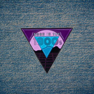 Born in the 1900s Enamel Pin - '80s Vibes Millennial