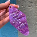  Brilliant Woman Who Can Do Anything Purple Marble Keychain | Gift for Her