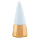  Ceramic Ring Cone Holder in Blue | Jewelry Display Stand for Dresser or Desk | 3”
