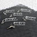  Chalet Acrylic Word Keychain | Stylish & Giftable Key Accessory