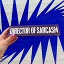  Chaos Coordinator / Director Of Sarcasm Reversible Wooden Desk Plate