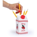 Cherry Milk Shake Ceramic Pen Pot Cute and Cozy Accessories | Christmas Holiday Gift Ideas - Stocking Stuffers Under $15