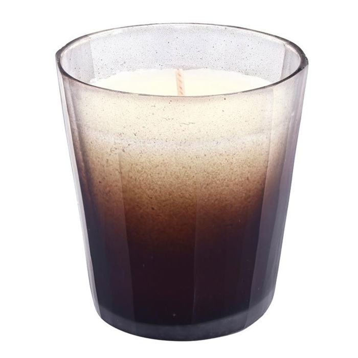 Cloudy Ombre Candle | Winter Pine Scented Glass Candle