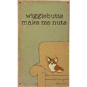 Wigglebutts Make Me Nuts (Corgi) Cute Enamel Pins on Giftable Cards - 20+ Styles Available