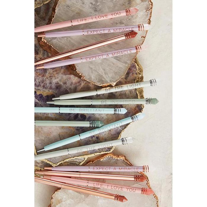 Crystal Pen in Rose Gold | Decorative Writing Pen | 6.25"